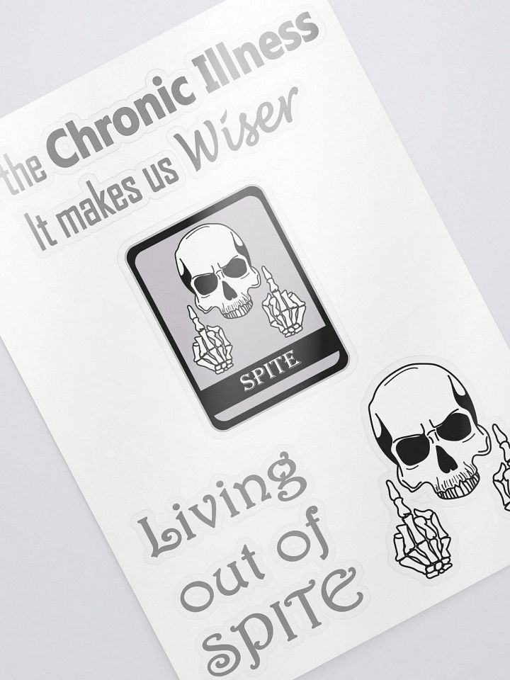 The Chronically Spiteful Sticker Sheet product image (2)