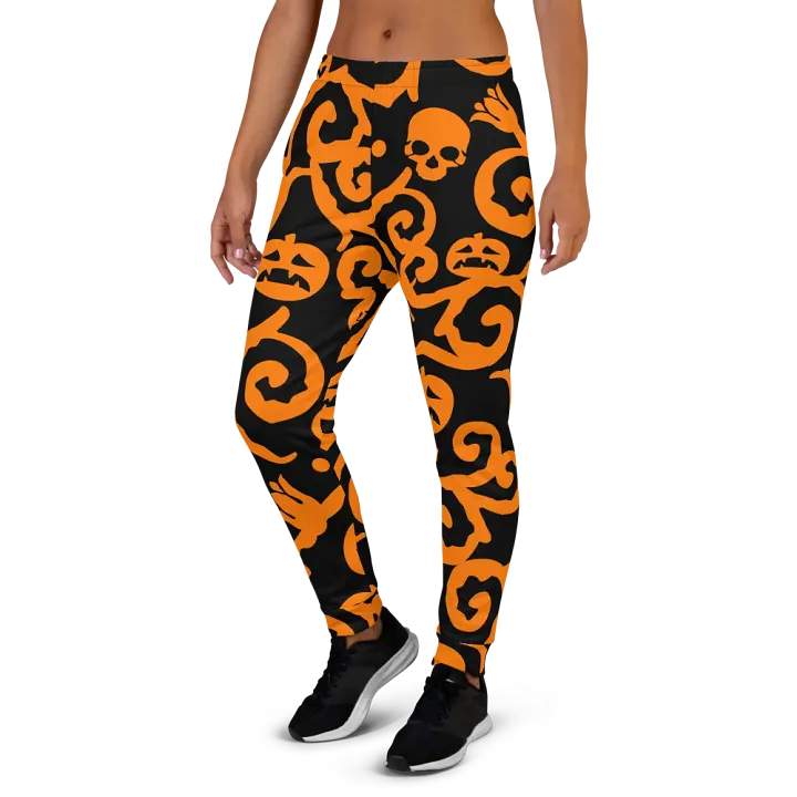 Scary Pumpkins Skull Women's Joggers product image (2)