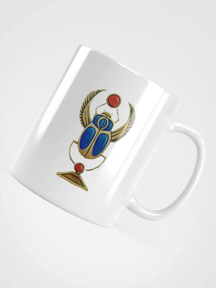 Egyptian Scarab Mug (White) product image (12)