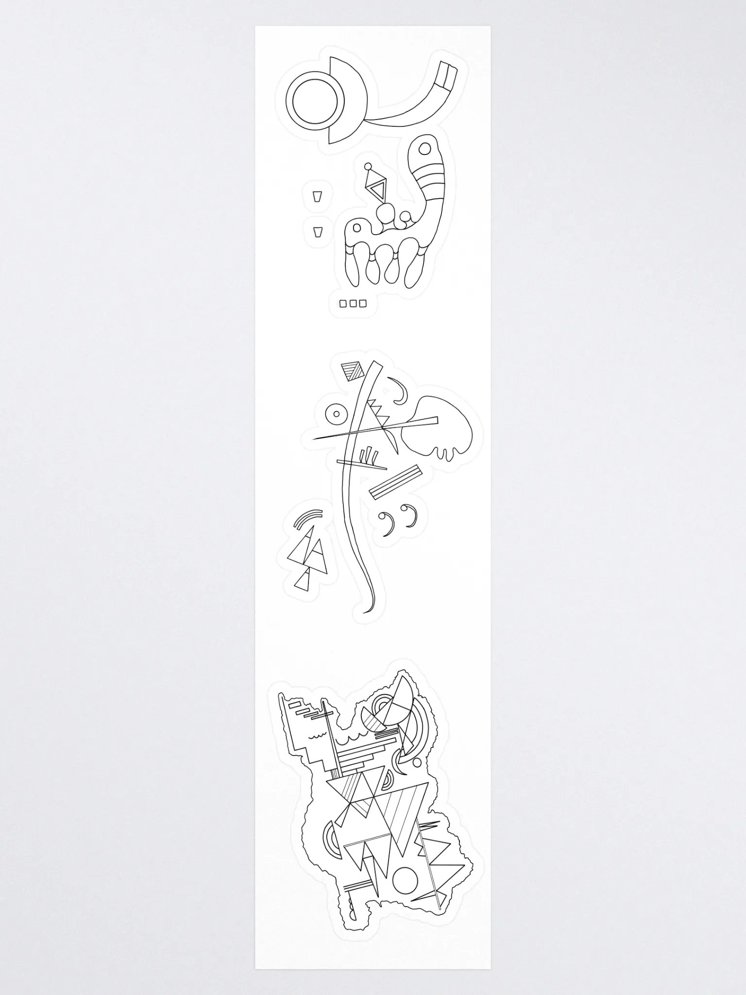 Color-Your-Own Kandinsky's Stickers! product image (3)