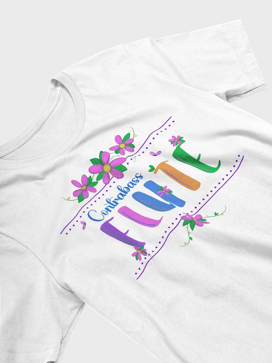 Unisex Fit - Floral Flute- Blue Contra Letters product image (3)