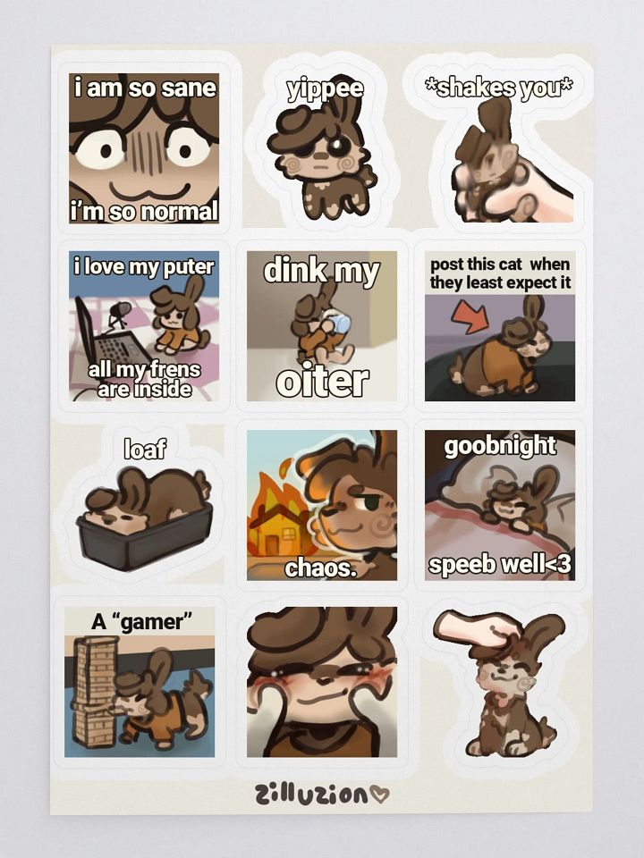 zillu sticker sheet product image (1)