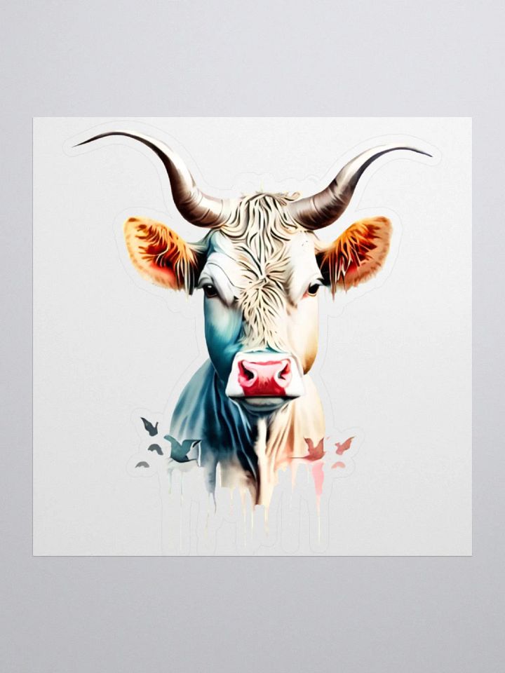 Beautiful Artistic Cow Cow, animal, farm, cute, pet, farming, cows, funny, farmer, cat, artistic, retro, vintage, product image (3)