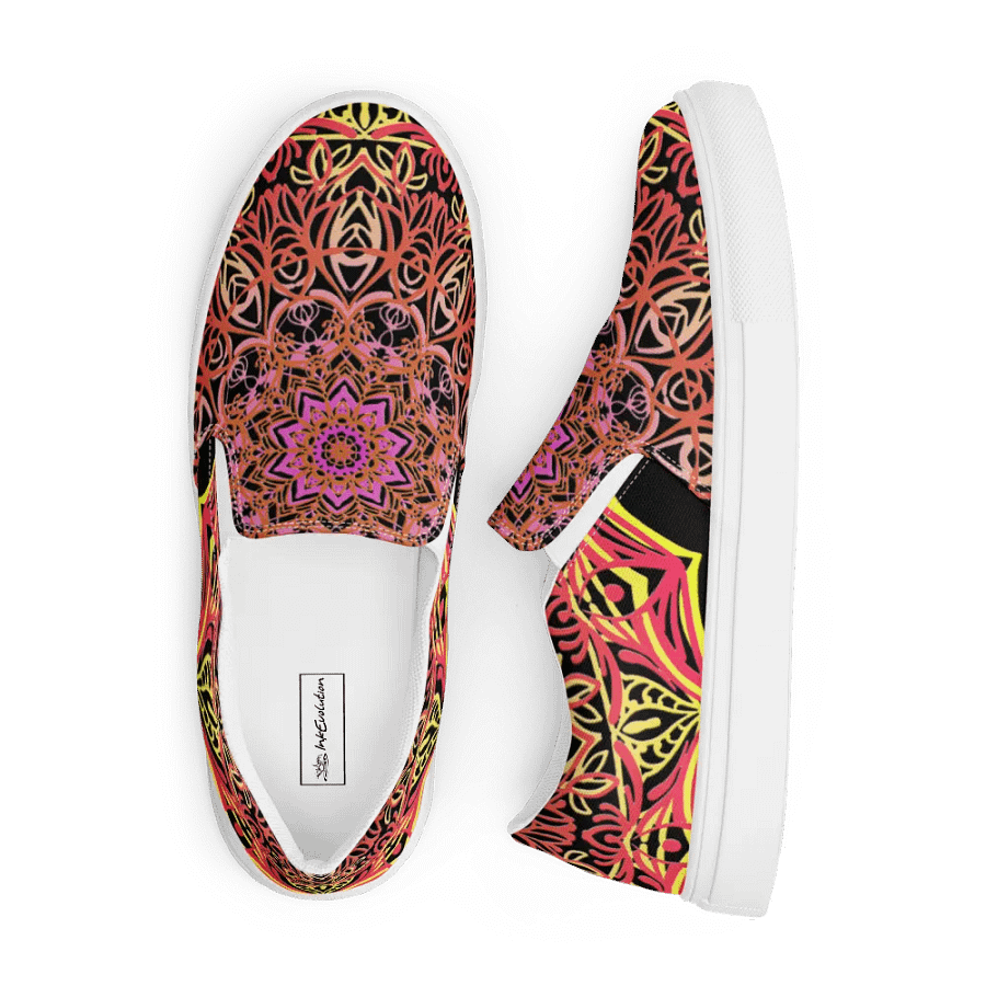 Radiant Mandala Slip-On Shoes product image (7)