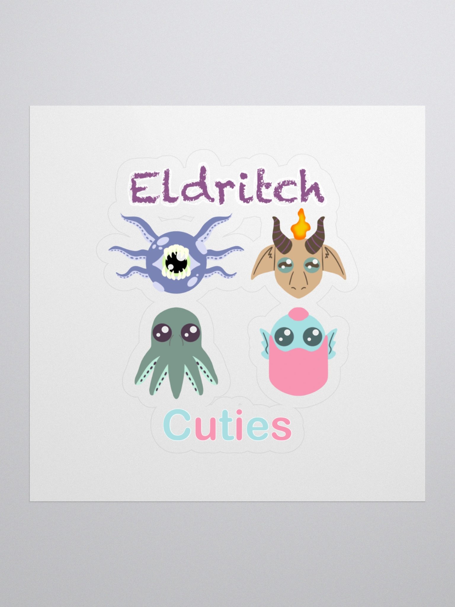 Eldritch Cuties Sticker product image (1)