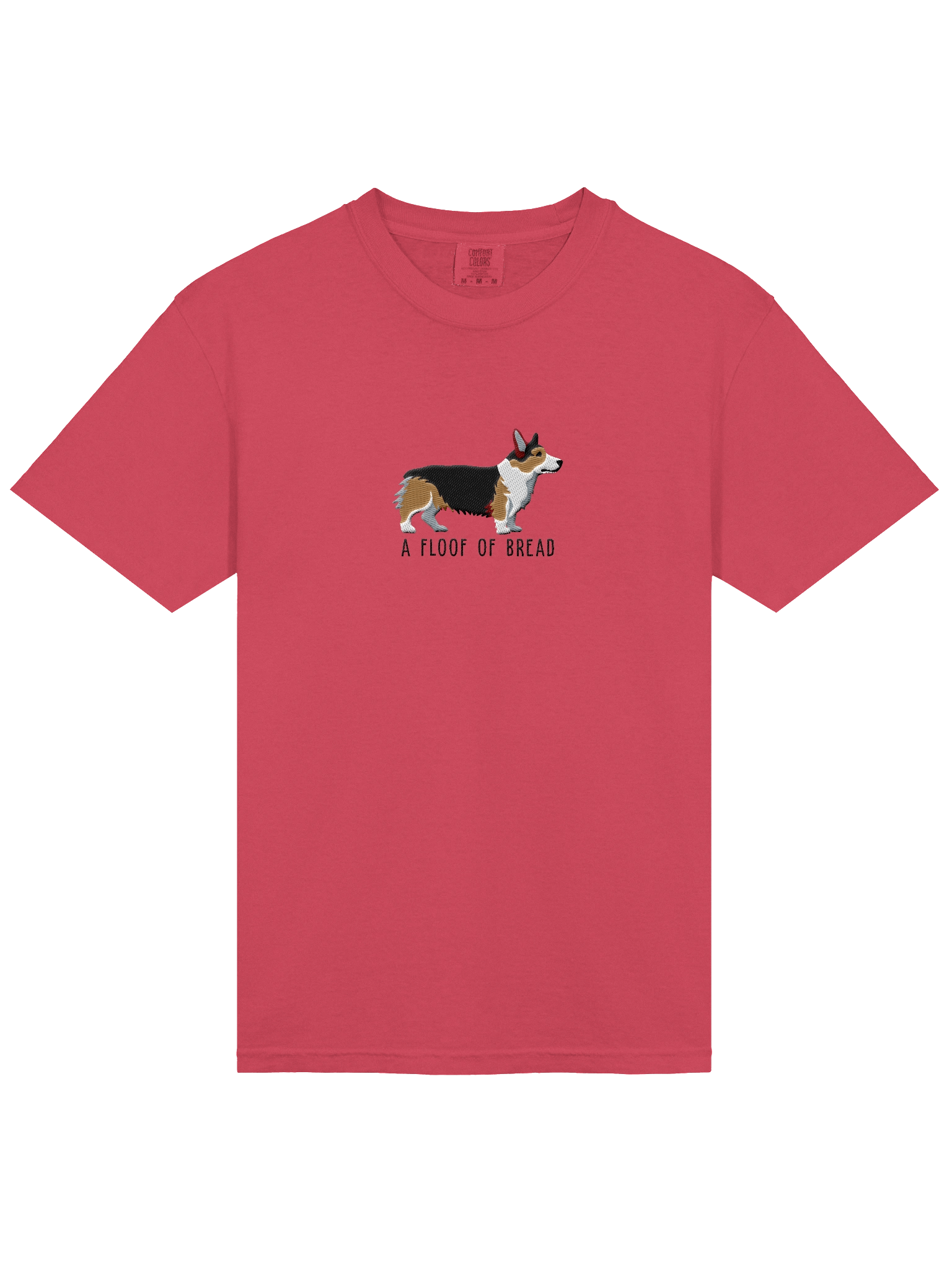 A Floof of Bread T-Shirt(Embroidered) of a Pembroke Welsh Corgi(Sable) product image (13)