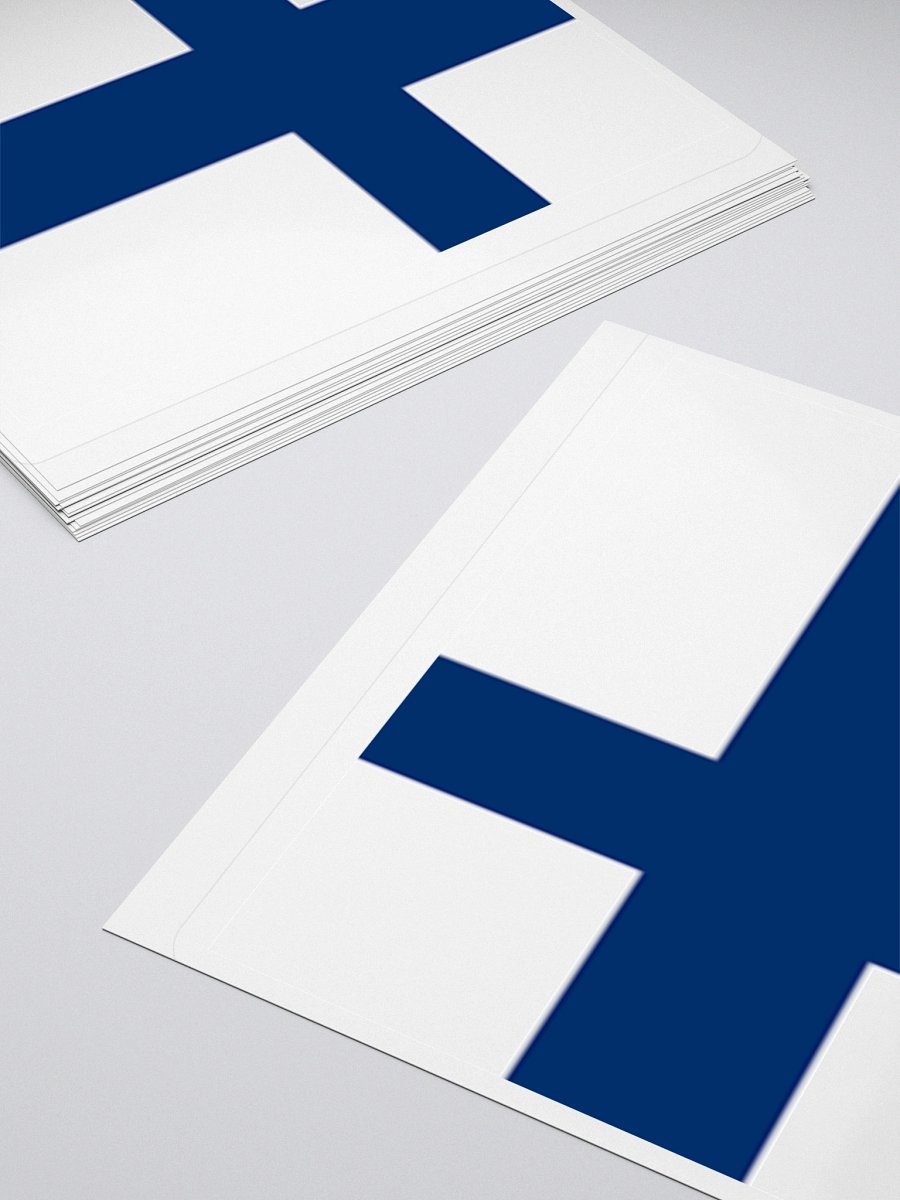 Finland Flag Sticker | Nordic Cross Design | Durable Vinyl | 3 Sizes product image (12)