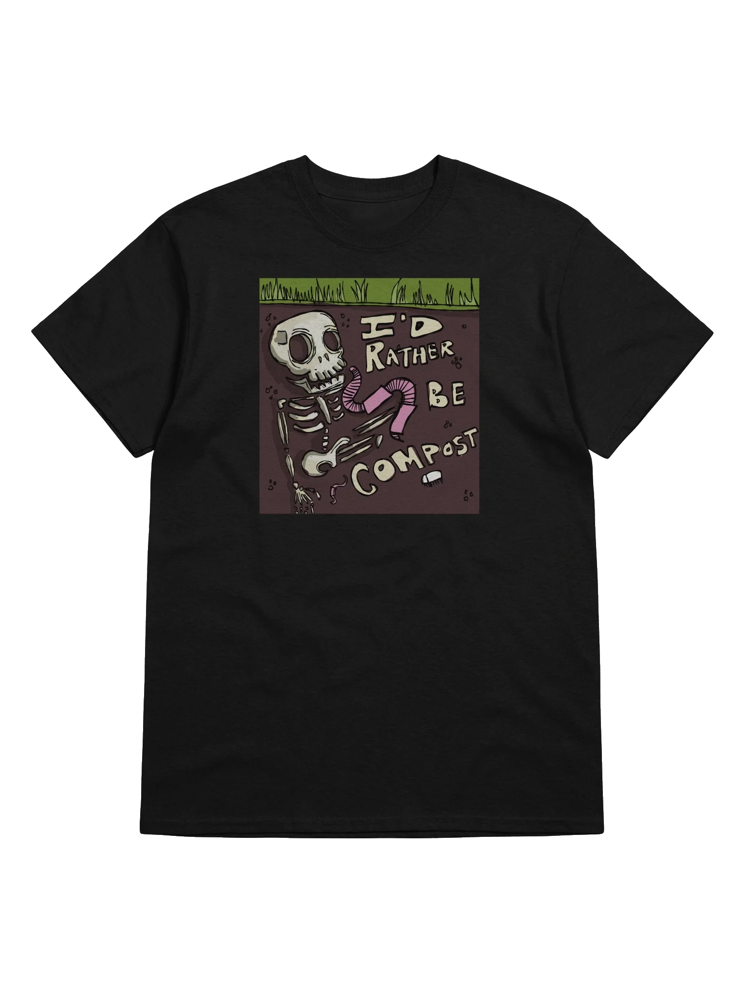 Compost Skeleton T-Shirt product image (5)