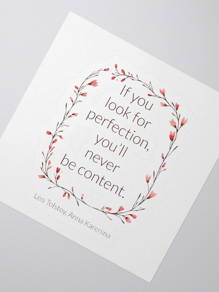 If You Look Tolstoy Sticker product image (5)