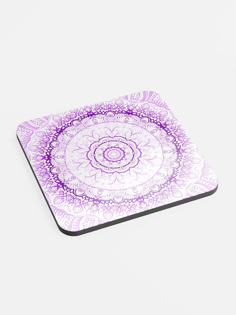 Mystic Mandala Glossed Coaster product image (2)