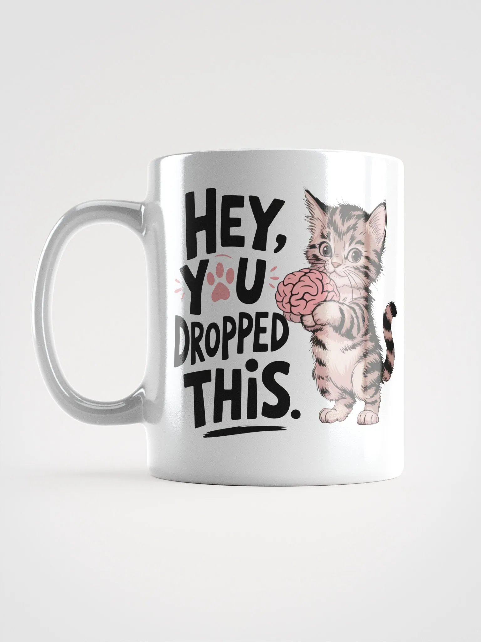 Whimsical Brainy Cat Mug product image (17)