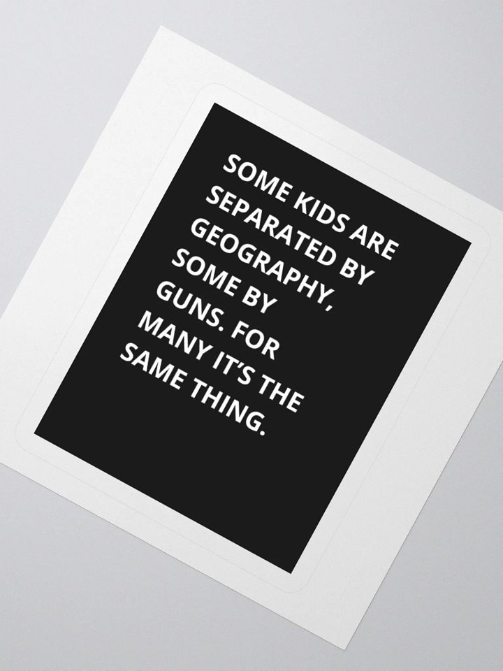 Unity in Separation Stickers product image (5)