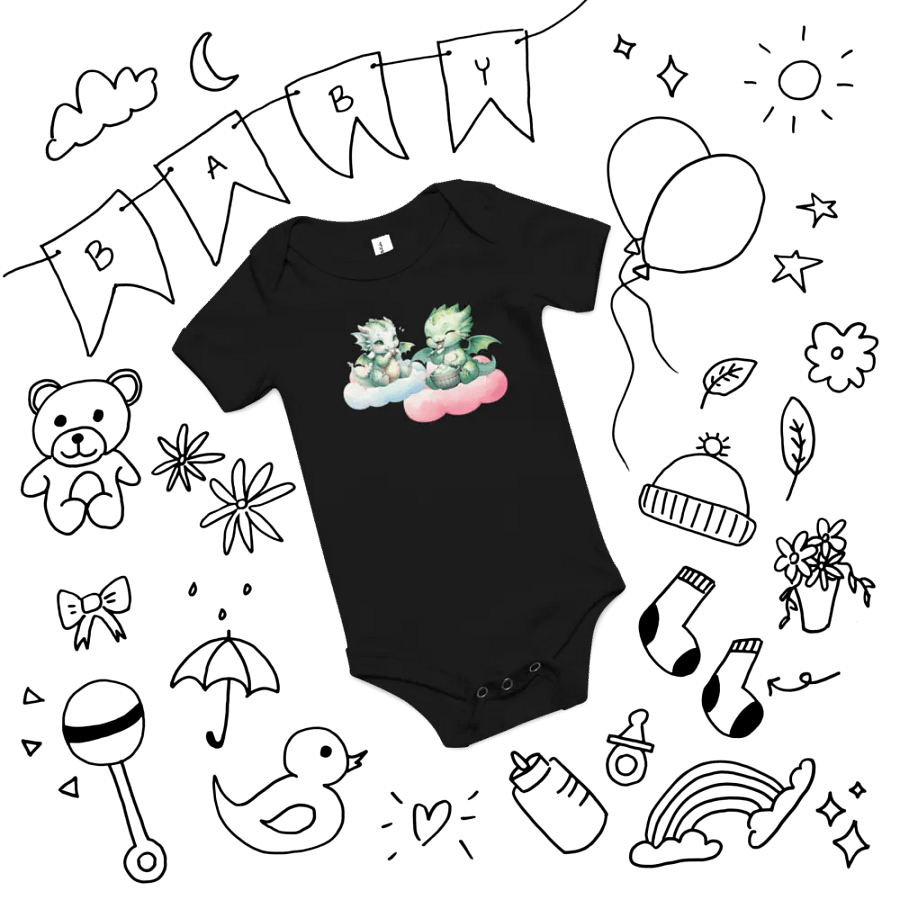 Dragon on clouds Onesie product image (12)