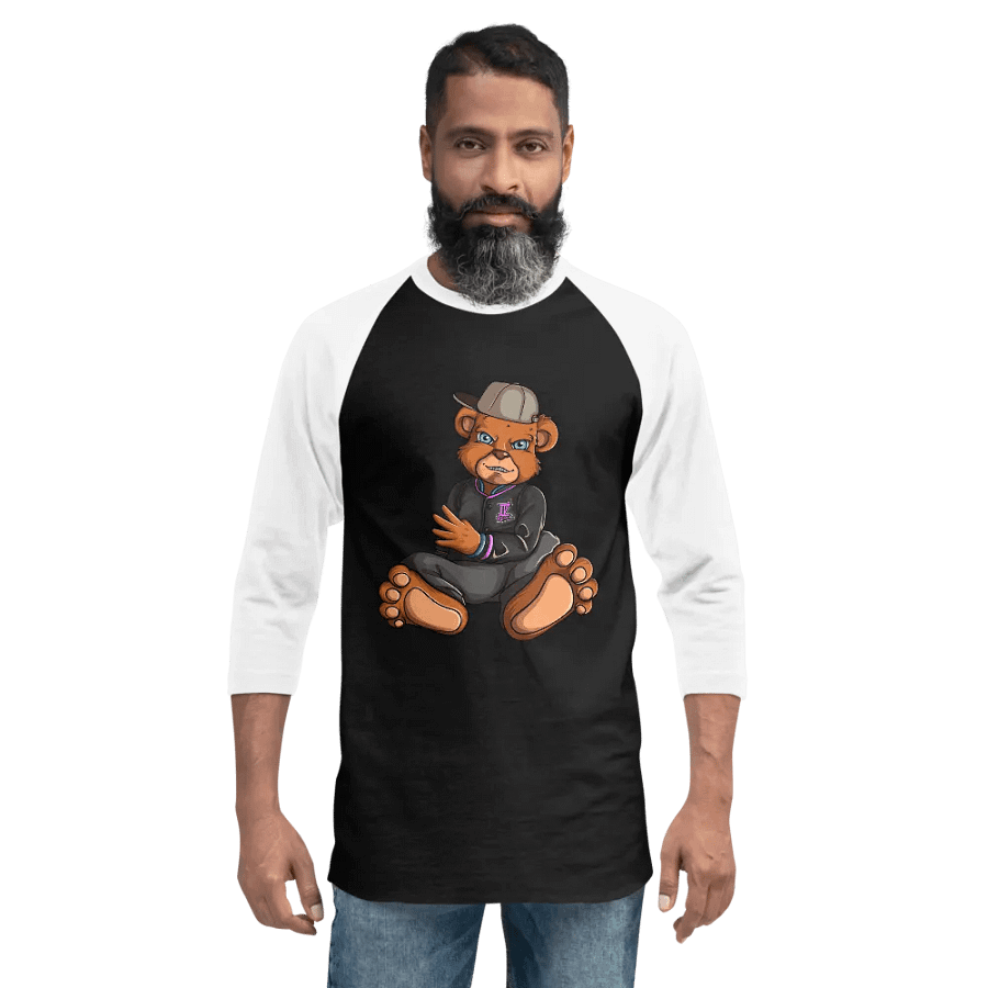 Sitting Bear Tultex Fine Jersey Raglan Tee product image (3)