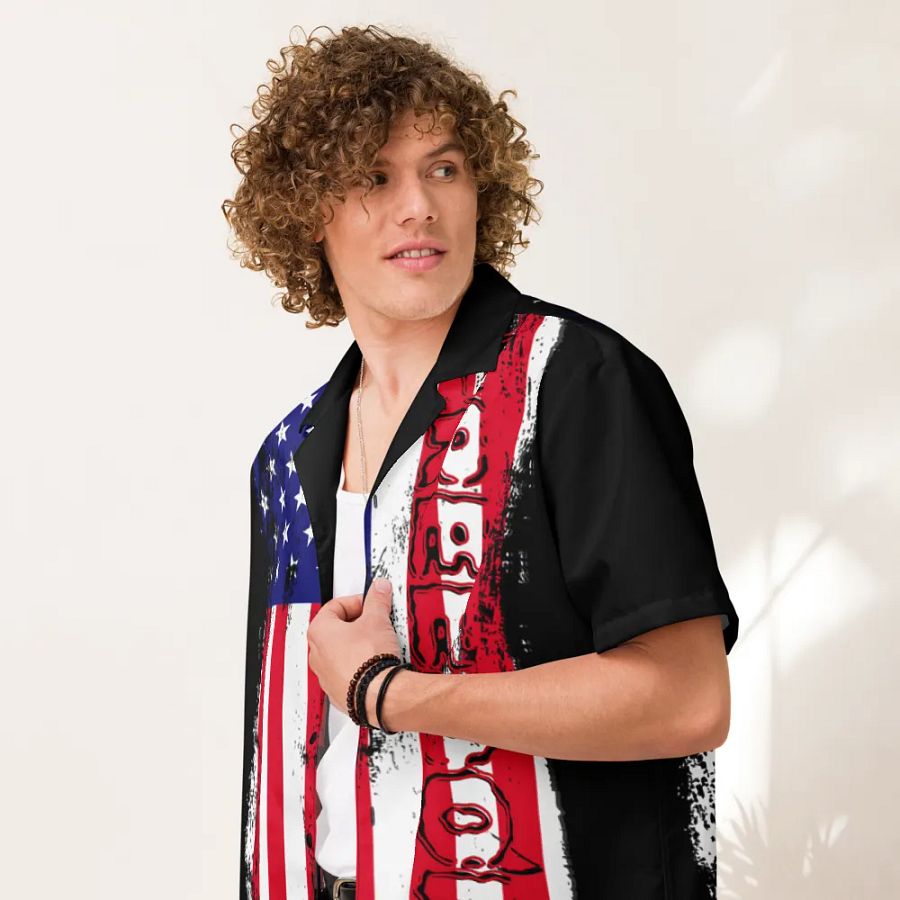 Freedom Flag Hawaiian Shirt product image (9)