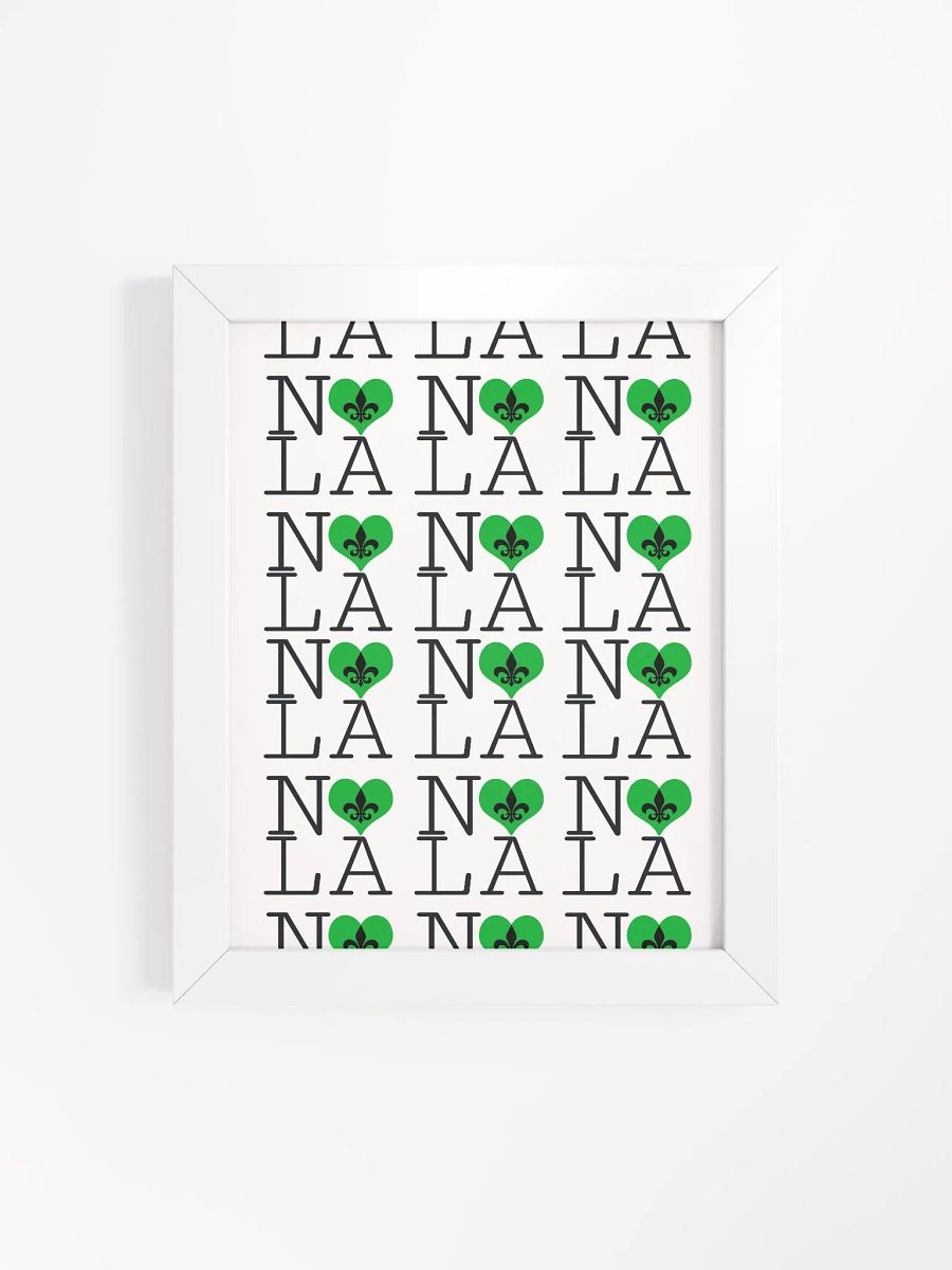 I LOVE NOLA **LEGACY POSTER** (GREEN HEART INFINITY WALL) product image (4)