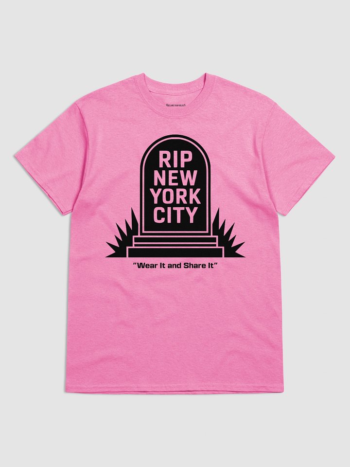 RIP NYC" Gravestone Statement Tee (A) - Black Ink product image (1)