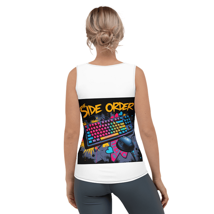 Neon Silhouettes All-Over Tank Top product image (2)