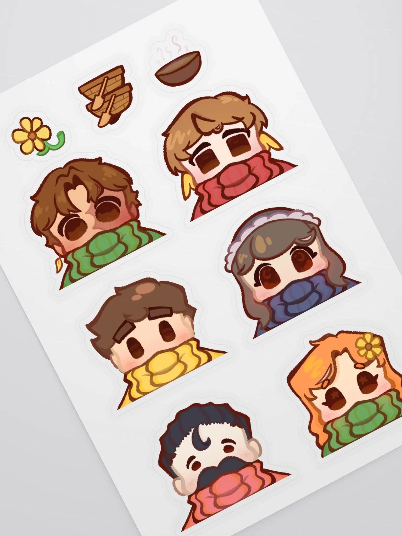 Buttercups & Soup group - Sticker set product image (2)