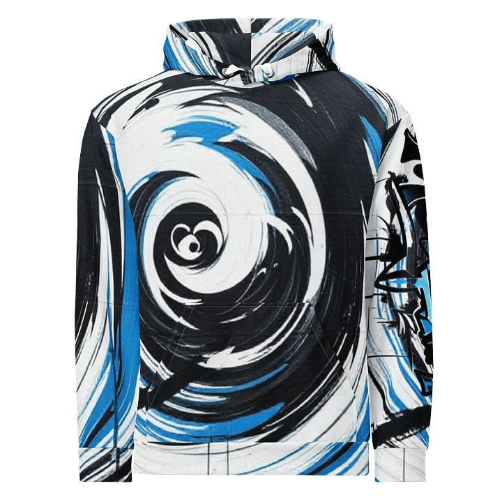 Urban Graffiti Swirl Recycled Hoodie product image (1)