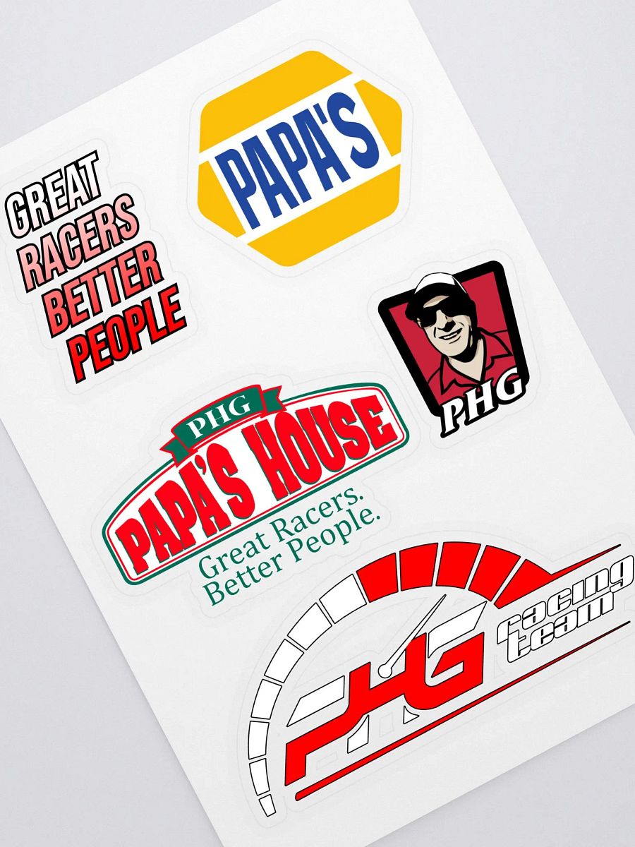 PHG Racing Team Sticker Collection product image (1)