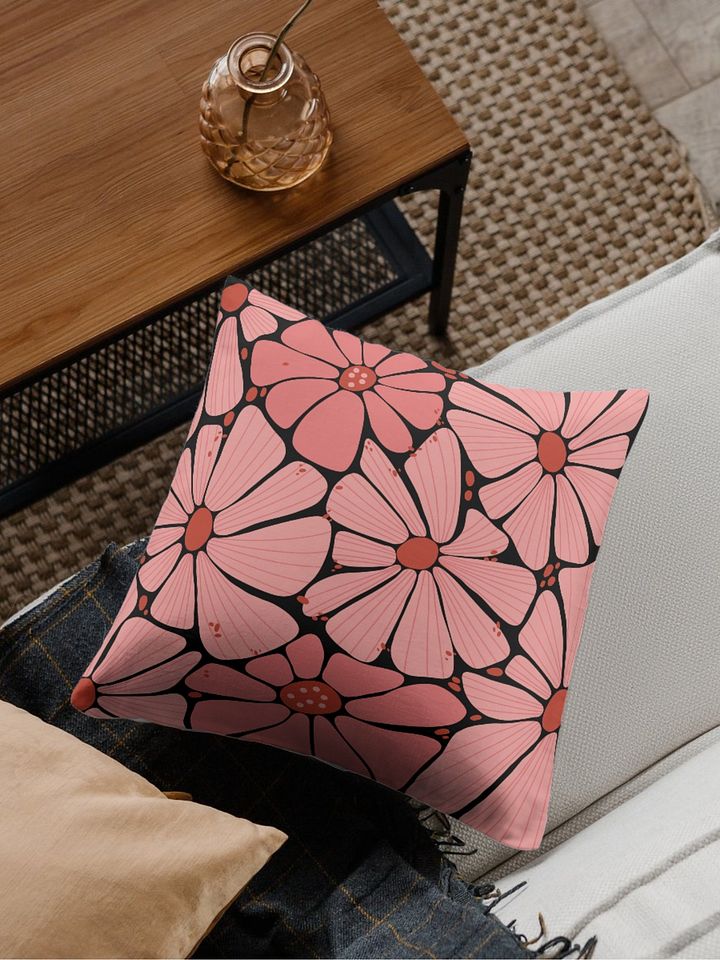 Elegant Floral Throw Pillow product image (1)
