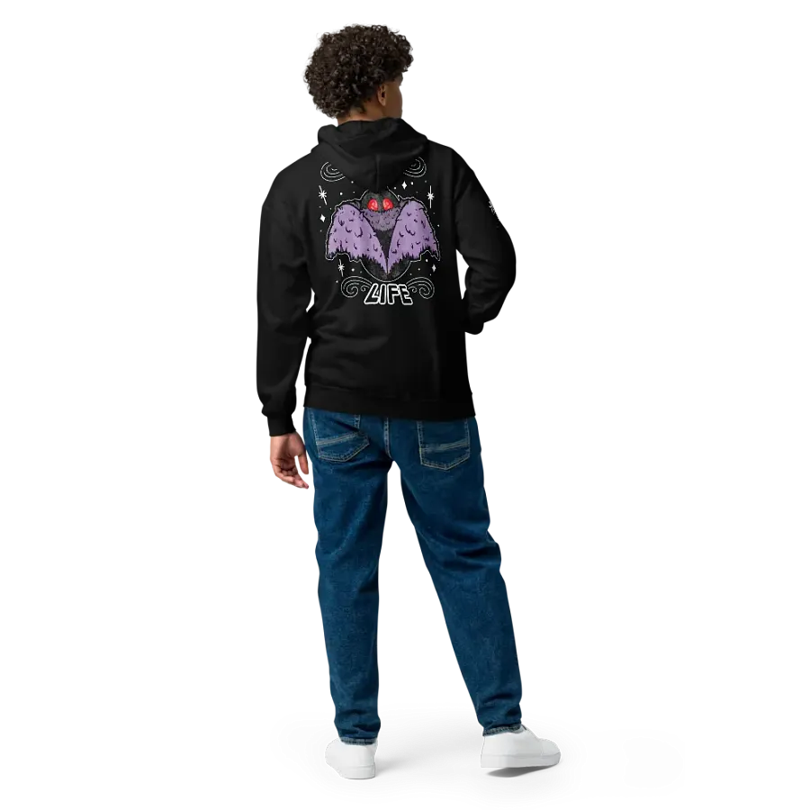 Mothman Lurk Life Zip Hoodie product image (4)
