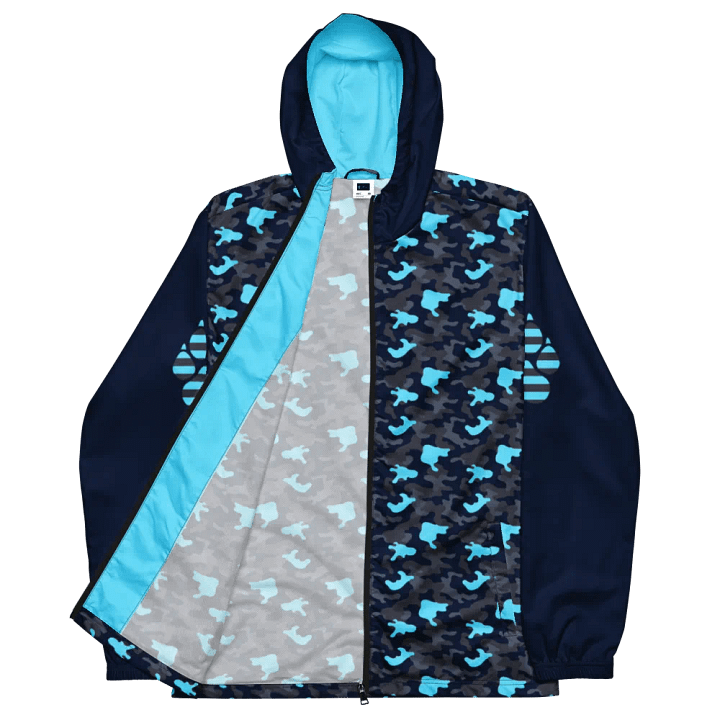 Paw Print Camo Windbreaker product image (1)