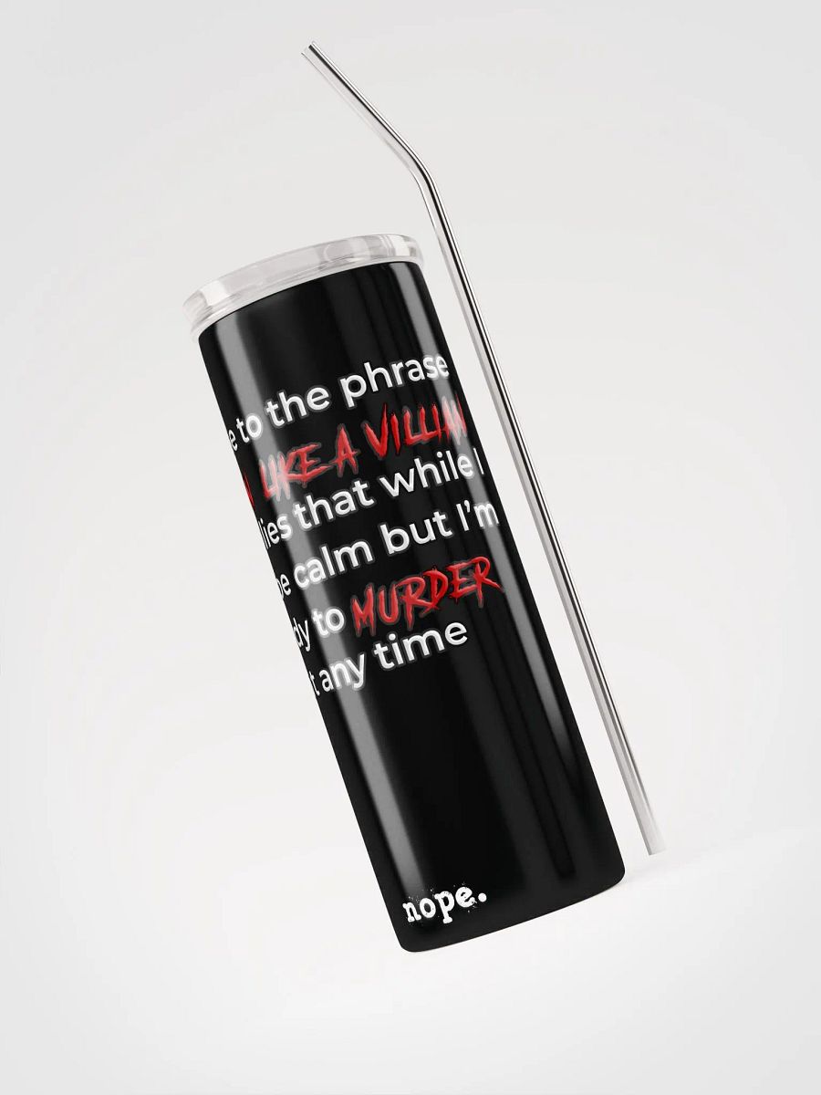 nope. resolute - villain tumbler 1 product image (3)