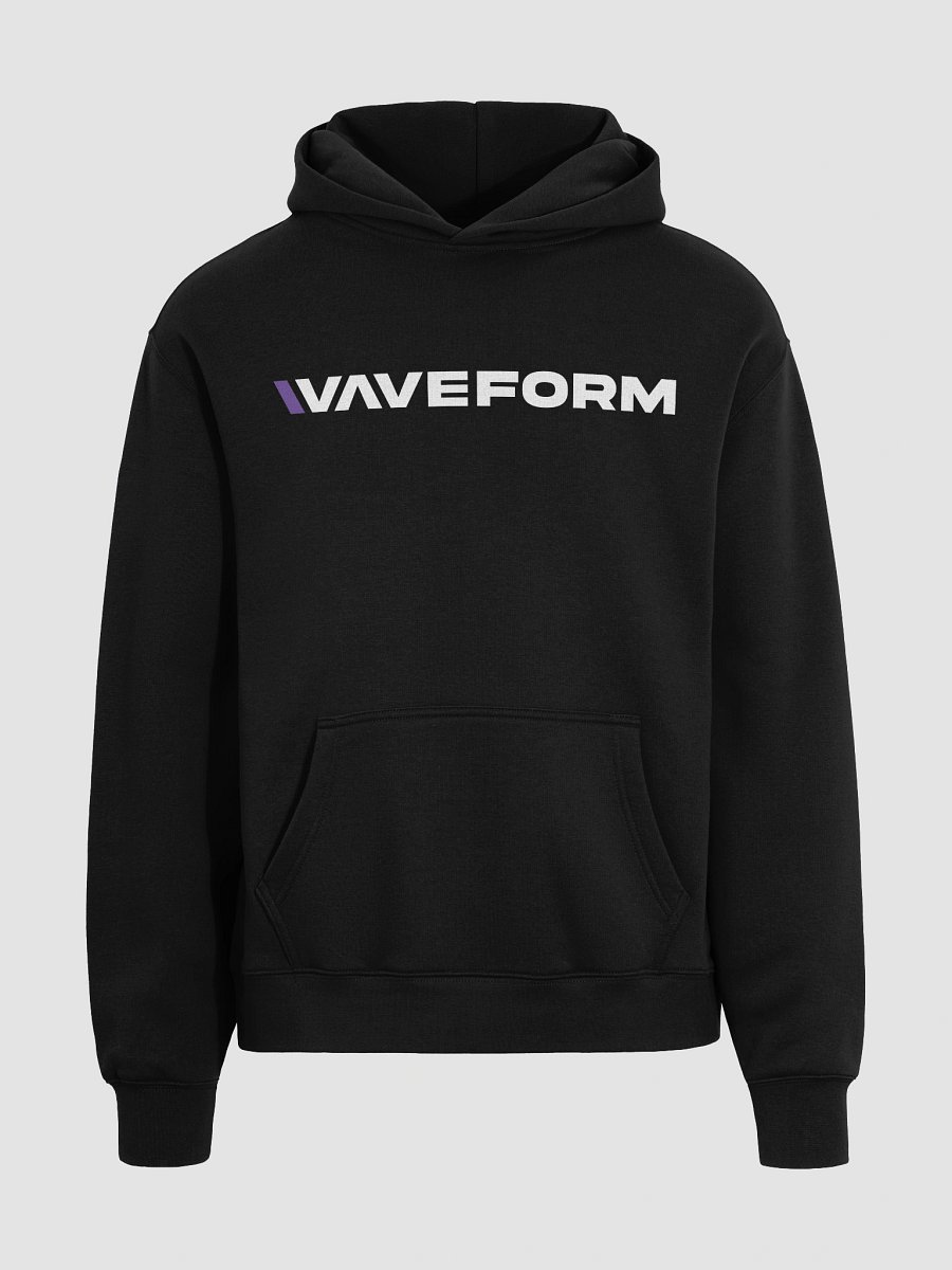 WAVEFORM HOODIE WHITE LOGO product image (3)