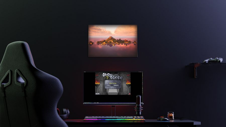 Tutorial Island | Enhanced Matte 3D OSRS Poster product image (2)