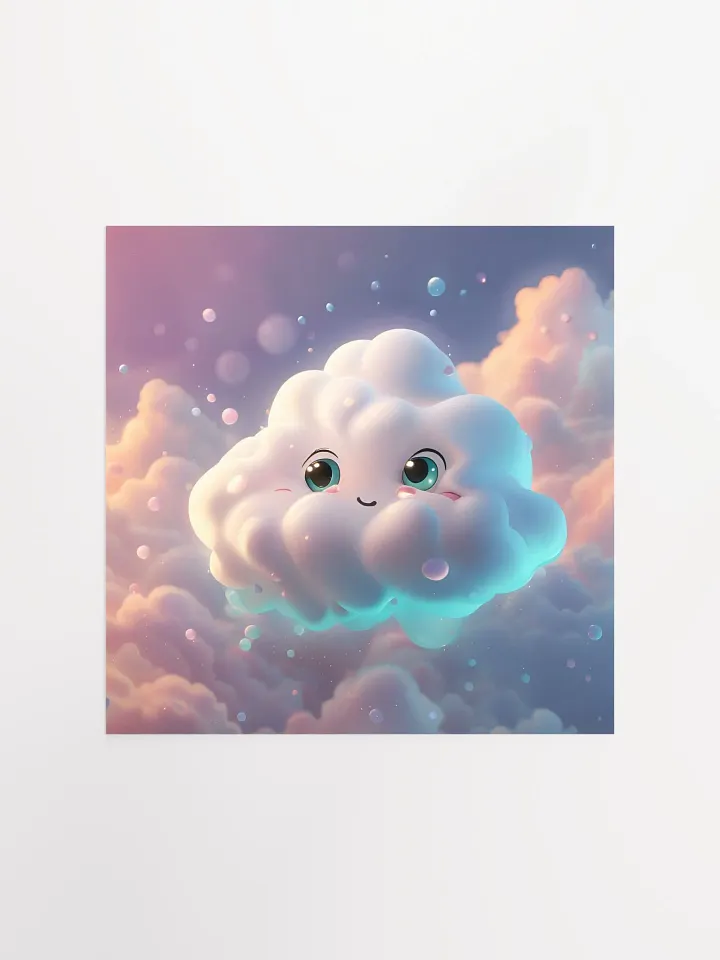 Cute Cloud Poster product image (1)