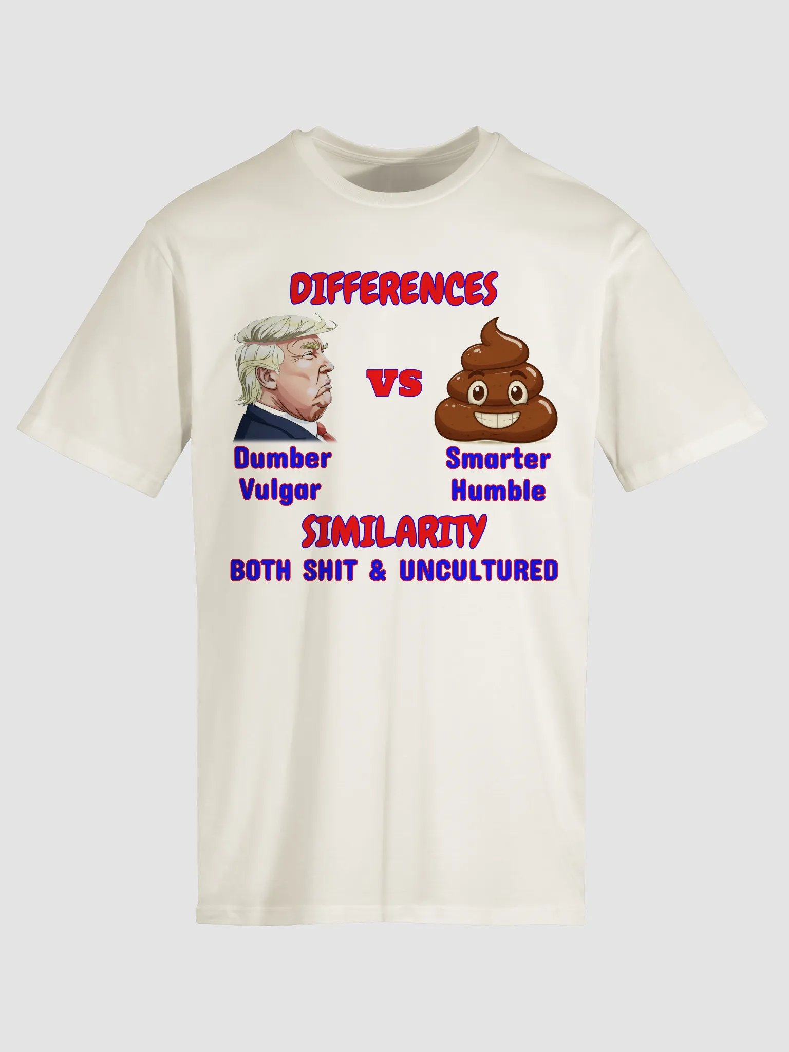 Smart vs. Humble Cartoon T-Shirt product image (15)
