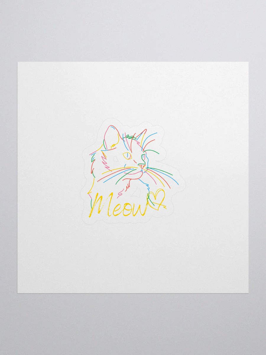 Whimsical Meow Cat Stickers product image (1)
