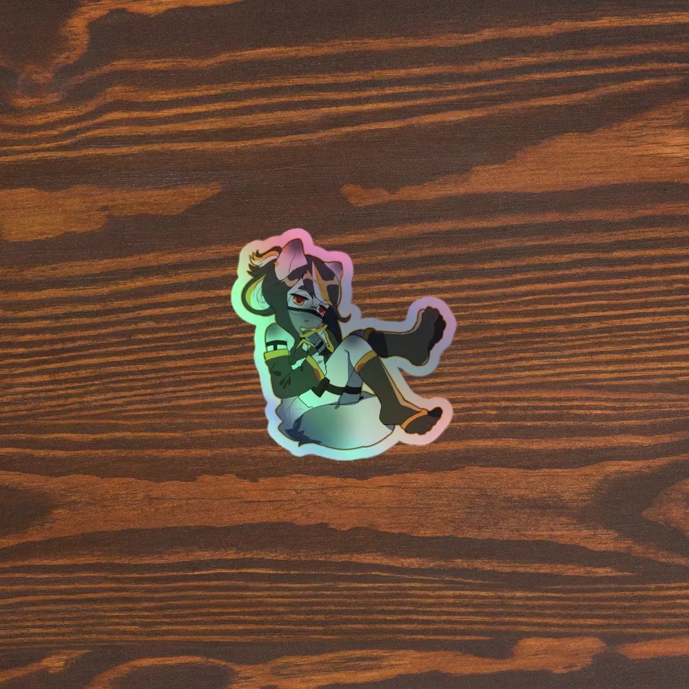 Shiro Chibi Holographic Sticker product image (3)