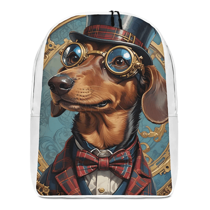 Steampunk Pup All-Over Backpack product image (1)