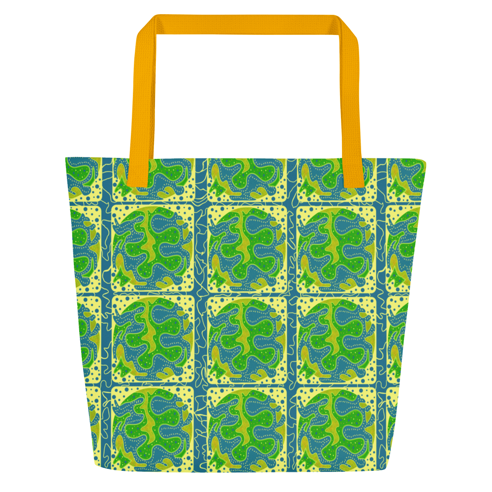 Vibrant Grid All-Over Tote Bag product image (3)