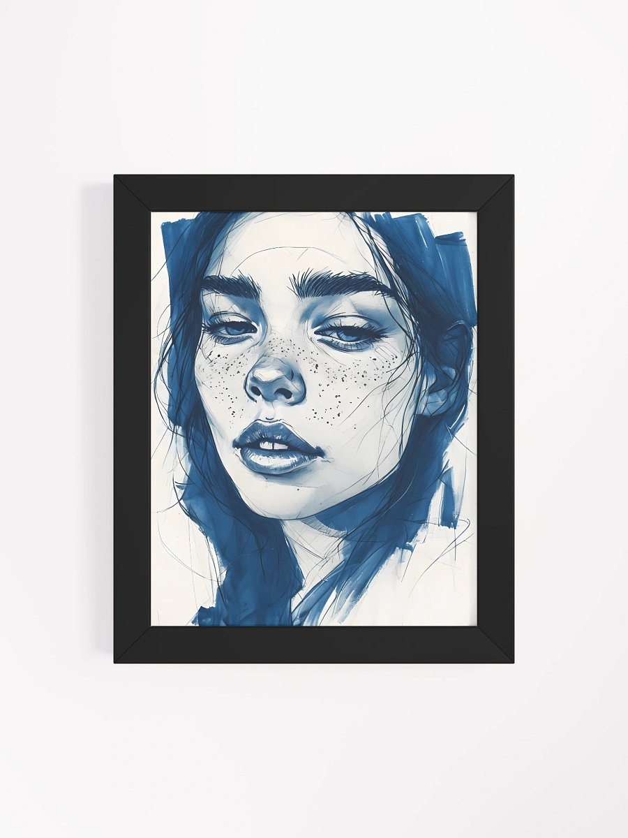 Serene Freckled Beauty Framed Poster product image (5)