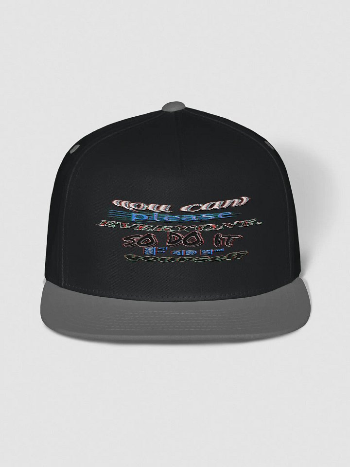 You Cant Please Everyone, So Do It For Yourself - Embroidered - Flat Snapback Cap product image (1)