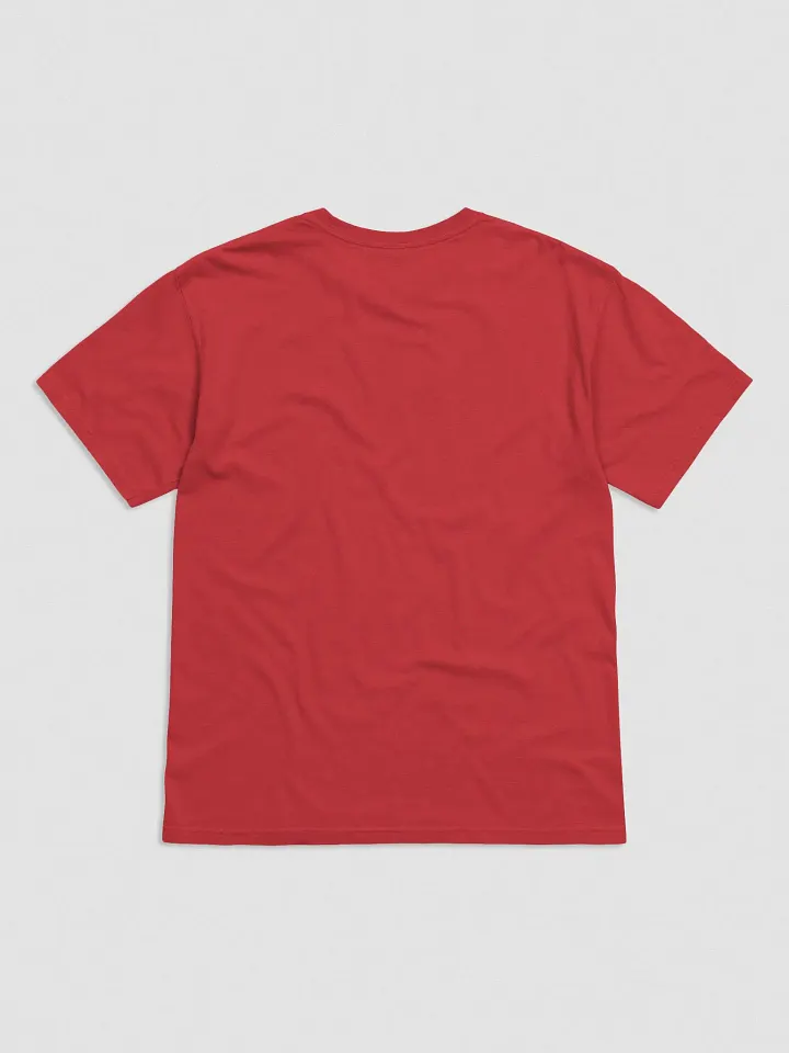 EXCLAIMING MENTALLY (L.C., lined red) embroidered garment dyed tee product image (18)