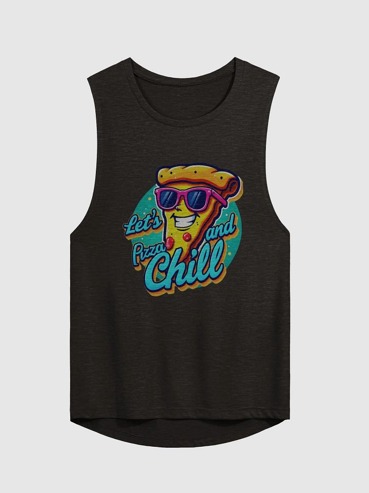 Pizza and Chill Women's Flowy Muscle Tank Bella+Canvas (Women's) product image (1)