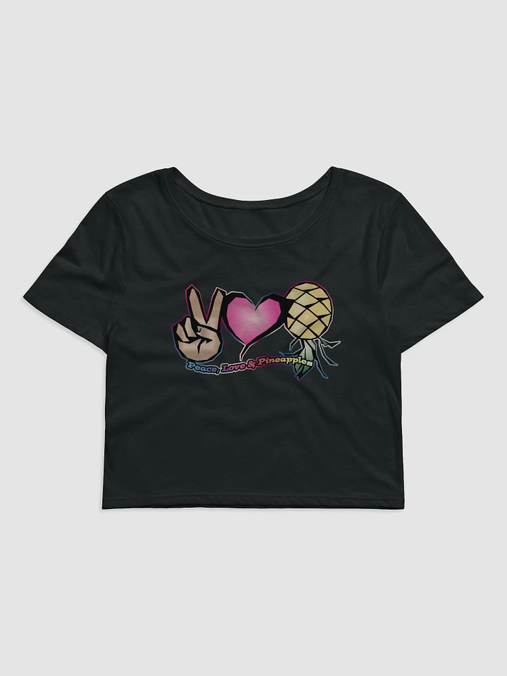 Peace Love & Pineapples swinger lifestyle crop top product image (3)