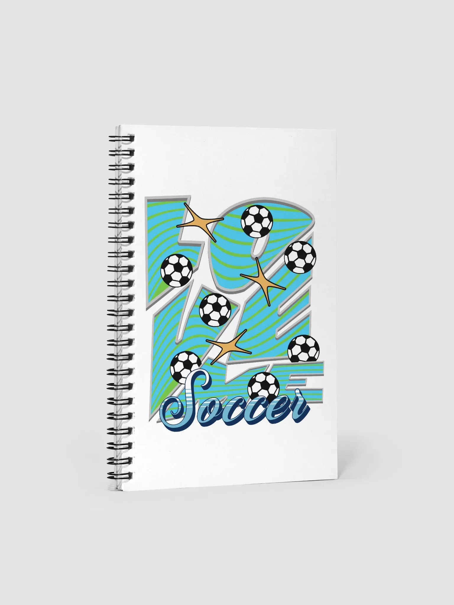 Love Me Soccer Spiral Notebook product image (2)