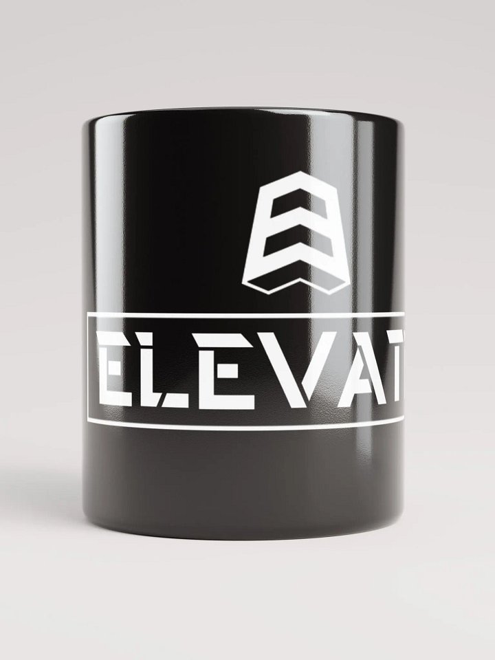 Black Elevate Full Logo Ceramic Mug product image (2)
