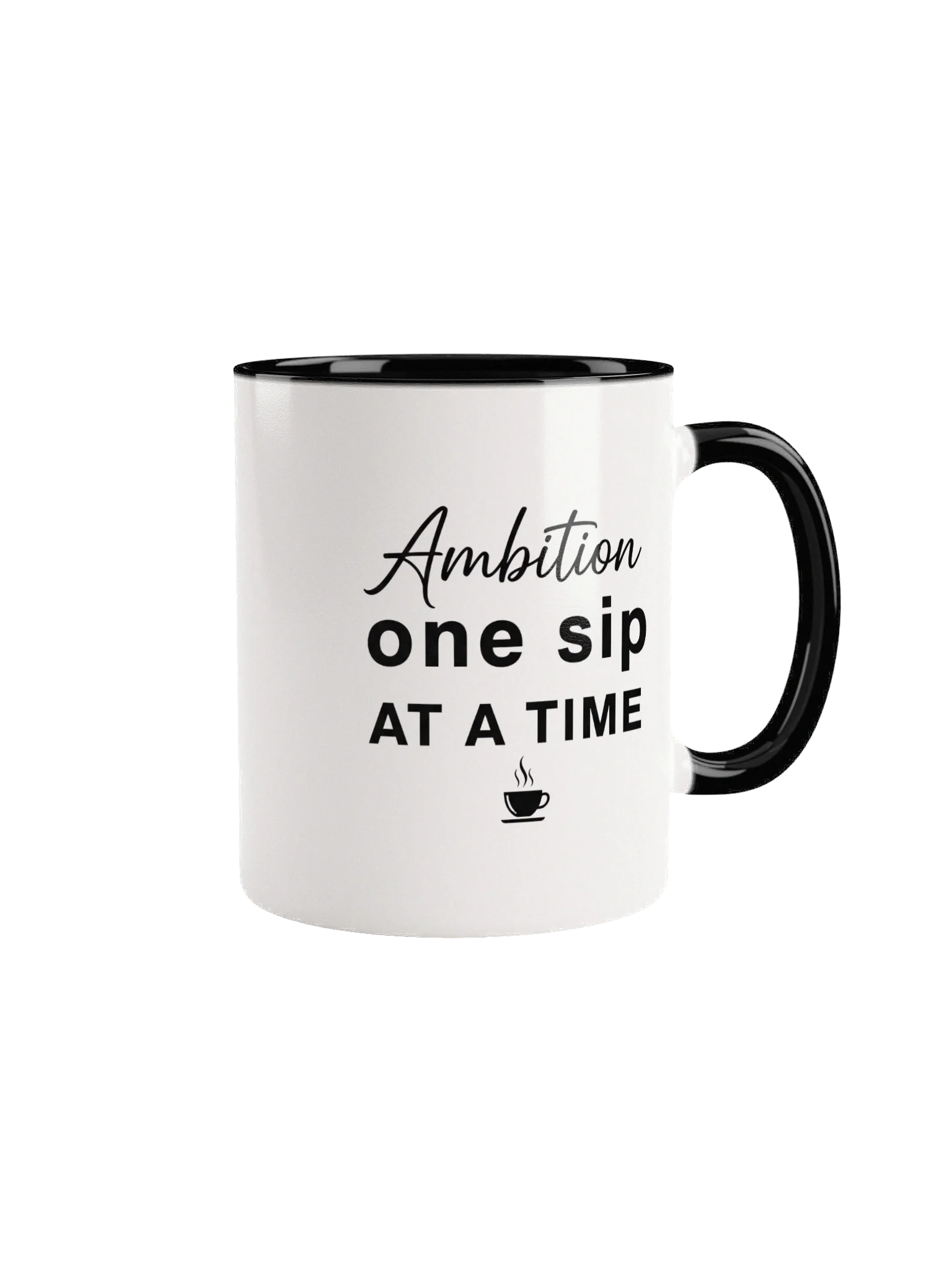 Ambition One Sip at a Time Mug – Motivational Coffee Cup for Success & Productivity Lovers product image (1)