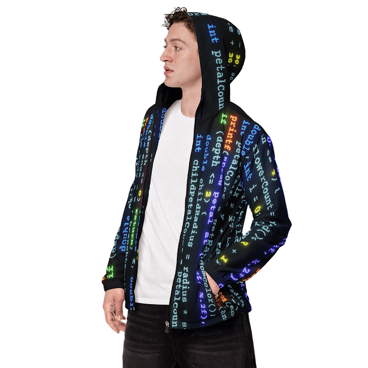 Computer Programming in C (zip up windbreaker) product image (2)