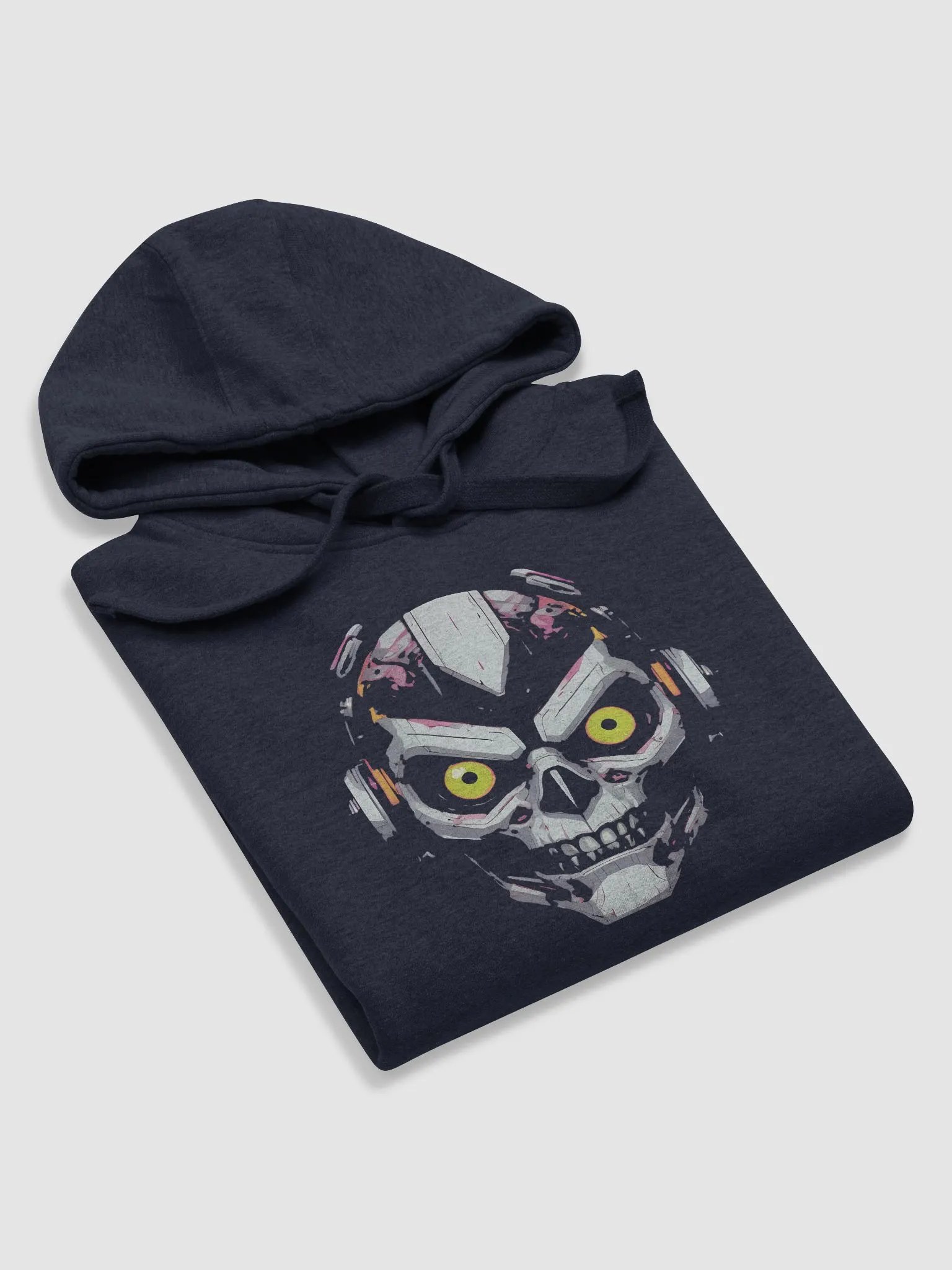 Mechanical Skull Robot Head Unisex Hoodie product image (5)