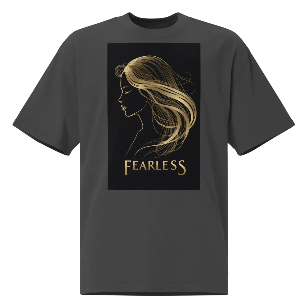 Fearless Women's T-Shirt - Elegant Gold Design product image (1)