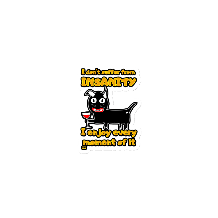 I DON'T SUFFER FROM INSANITY, I ENJOY EVERY MOMENT OF IT product image (1)