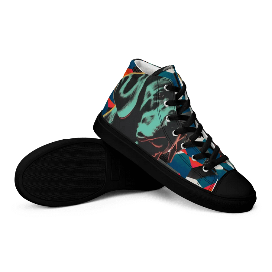 Neon Canine Chaos Men's High Tops product image (12)